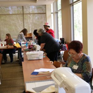 Quilters show up in droves for newly-formed Clinton Quilters group