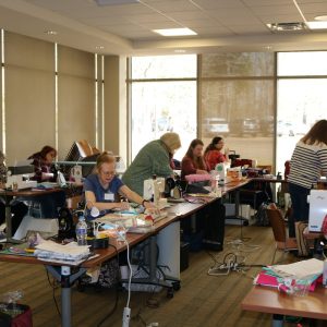 Quilters show up in droves for newly-formed Clinton Quilters group