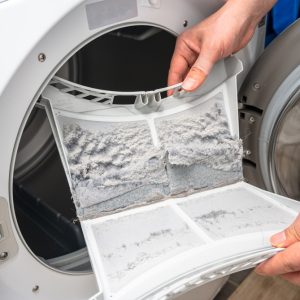 dryer vent with lent