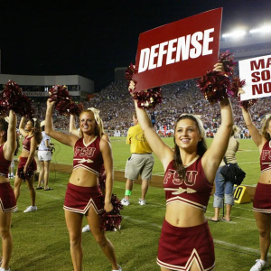 FSU Football cheerleaders