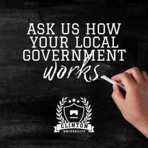 Clinton University provides Answers about City government