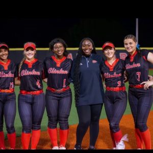 Seniors Makenzie Cooley, Hayden Leigh Holifield, Madison Kimble, Jordan Butler, Estrella Constancio and Annalise Whitworth