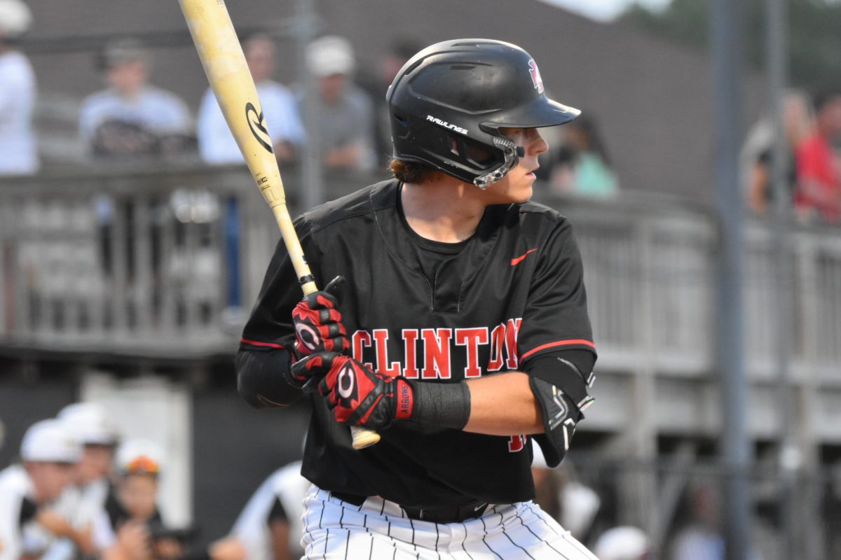 Ryan Saxton at the plate at Hernando