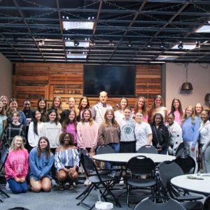 Pictured (l to r) are, front row: Swayzie Vaught, Mary Culipher Stephens and Jamaya Ivory; second row: Keri Saupitty, Zyane White, Kaedyn Wilson, Laney Cobb, Quynvhy Van, Abbie Rushing, Harper Davis, Kennedy Rowland, Makenzye Tucker, Kate Gilliam, Meghan Brown, Addyson Love, Keyera Mallett, Kaytlin Brooks, Amaya McClendon, Jakara Guston and Nichole Montgomery; and back row: Ashley Weed, Rivers Robinson, Gabrielle Morris, Emily Lin, Ashton Montgomery, Ellie Strickler, Mary Virginia Stone, Clay Mansell, Elise Thomas, Mary Evins Wardlaw, Kate Crisler, Mandy Leach, Emma Hughes, Jamaya Mondy and Jordan Butler.