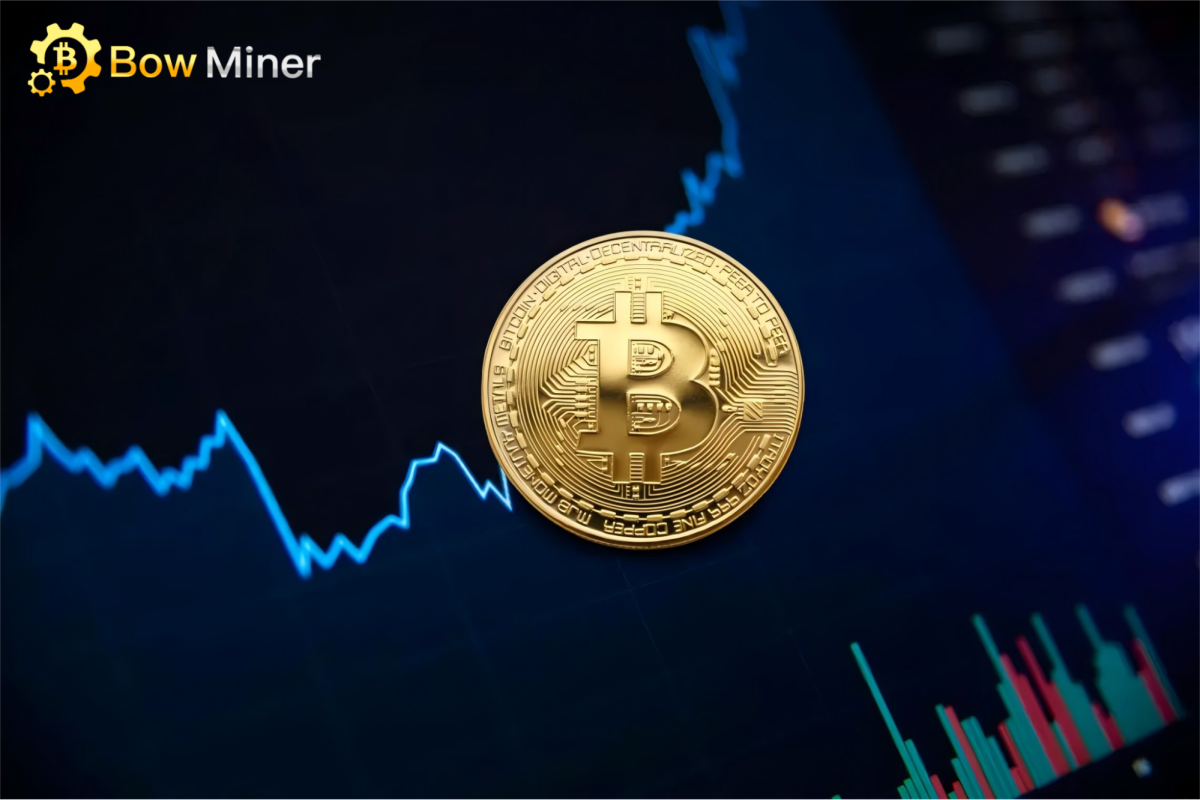 bitcoin minor on a chart