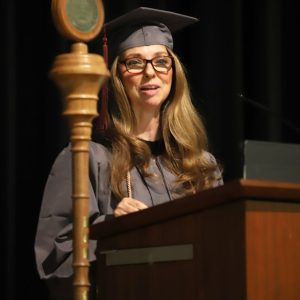 Adonia Georgette Turner of Clinton was the student speaker at the May 14 Hinds Community College graduation ceremony.