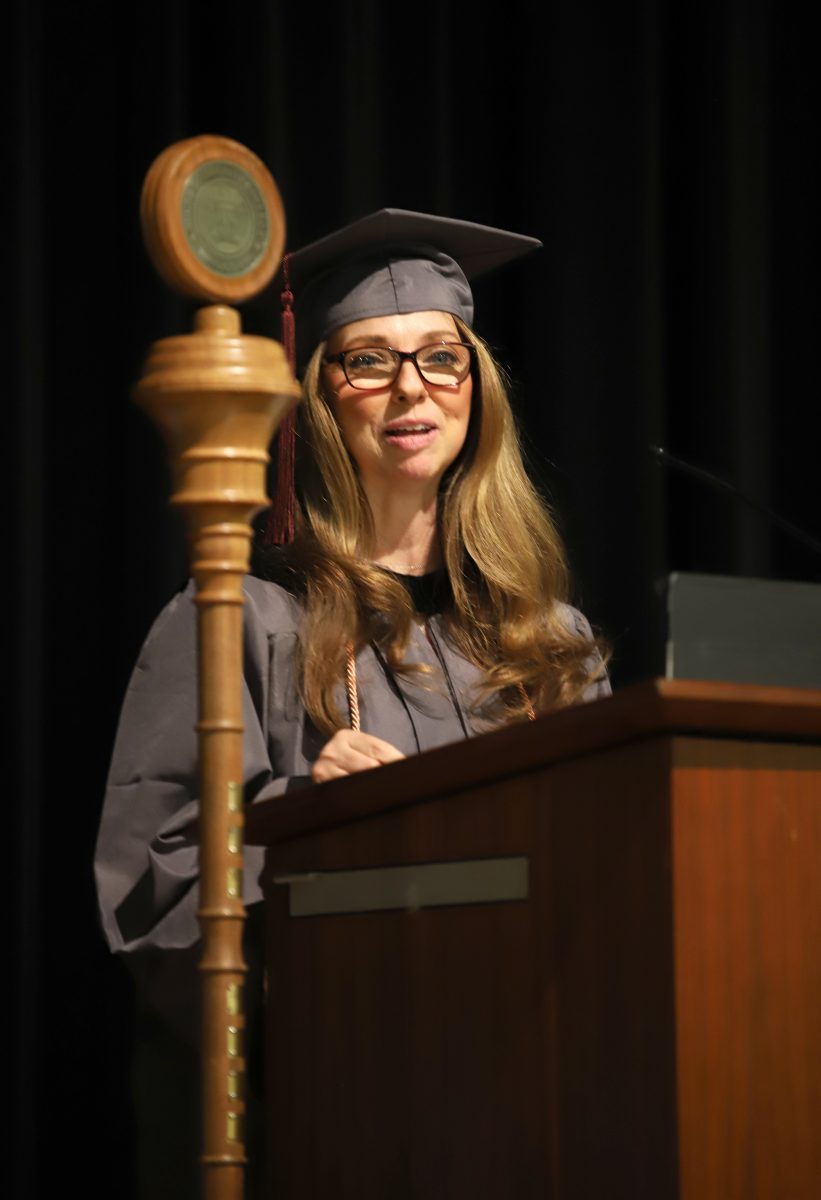 Adonia Georgette Turner of Clinton was the student speaker at the May 14 Hinds Community College graduation ceremony.