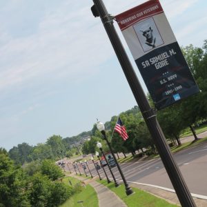 Decorative lamp posts like the ones currently installed along the Clinton Parkway will soon continue down Pinehaven Drive from Northside Drive to Arrow Drive.