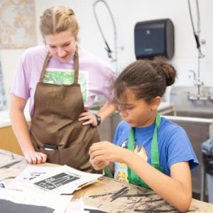 Campers ages second through twelfth grade will make art each day in MC’s art studios using a variety of materials and processes, including ceramics, sculpture, painting, drawing and printmaking.