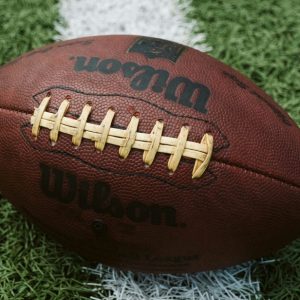 football on a yard line