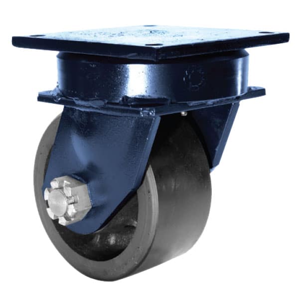 caster wheel on white background