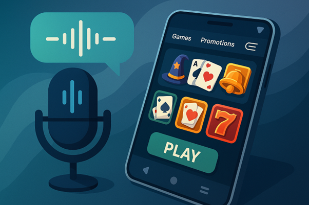 ai graphic with phone and microphone