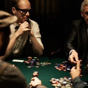 a group of men playing poker