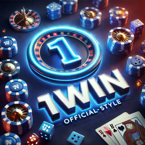 close up of 1win casino game