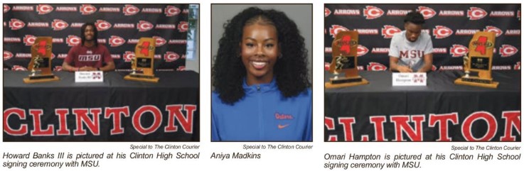 Clinton High athletes continue to shine on college stage