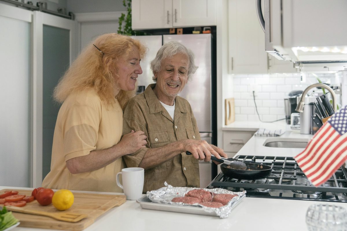 men cooking in a kitchen