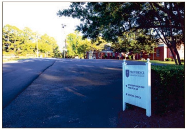 Providence Christian School officials say that traffic has increased on McDonald Drive, as well.