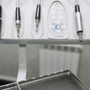 a close up of dental tools