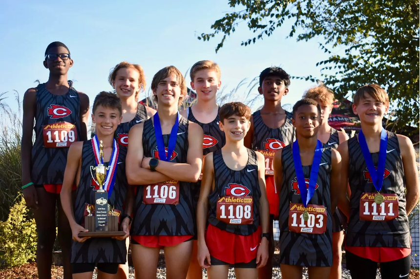 Clinton Junior High boys are cross country state champs