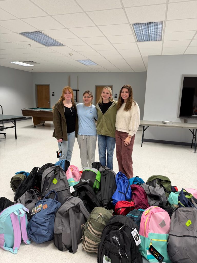 Crown Club compiles bags for foster children