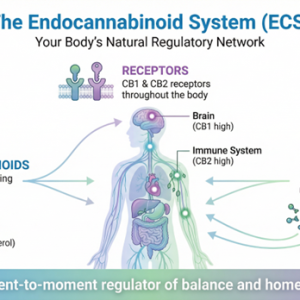 Endocannabinoid System Explained in a chart