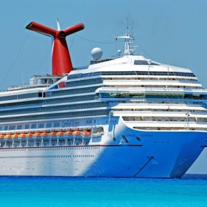 carnival cruise ship on open water