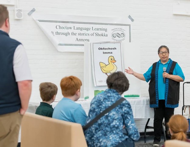 The first words of this land: revitalizing the Choctaw language across Mississippi 