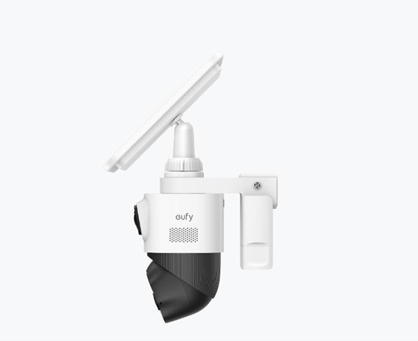 side view of outdoor security camera