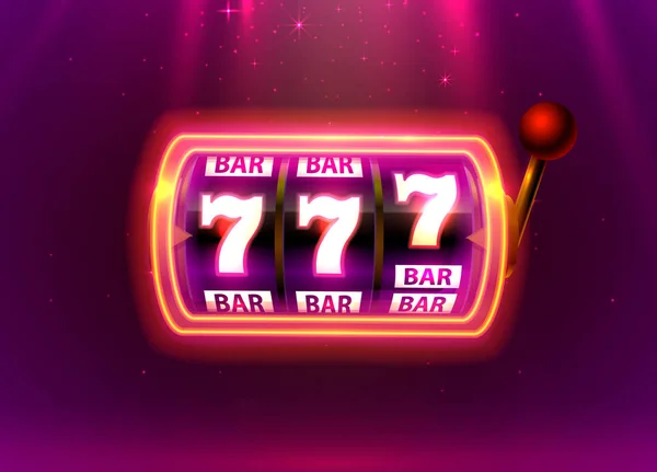 casino slots on 777 with pink background