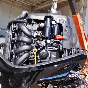 close up of a car engine