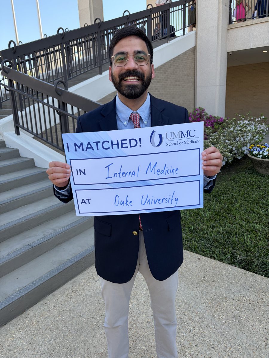 Jonathan Parke matched with Duke University for a residency in internal medicine.