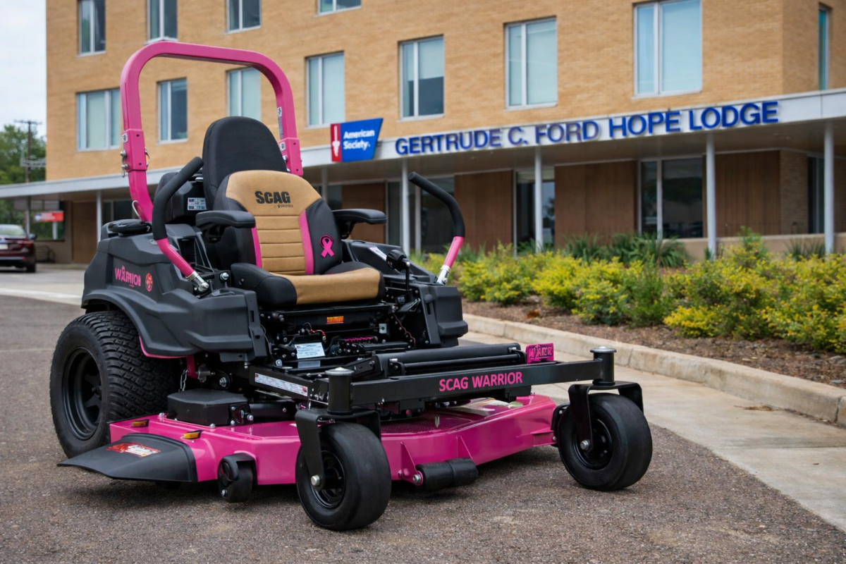 Revell Outdoor Power launches “Pink Warrior” mower raffle to support cancer patients at Hope Lodge
