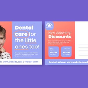 dental direct mail card