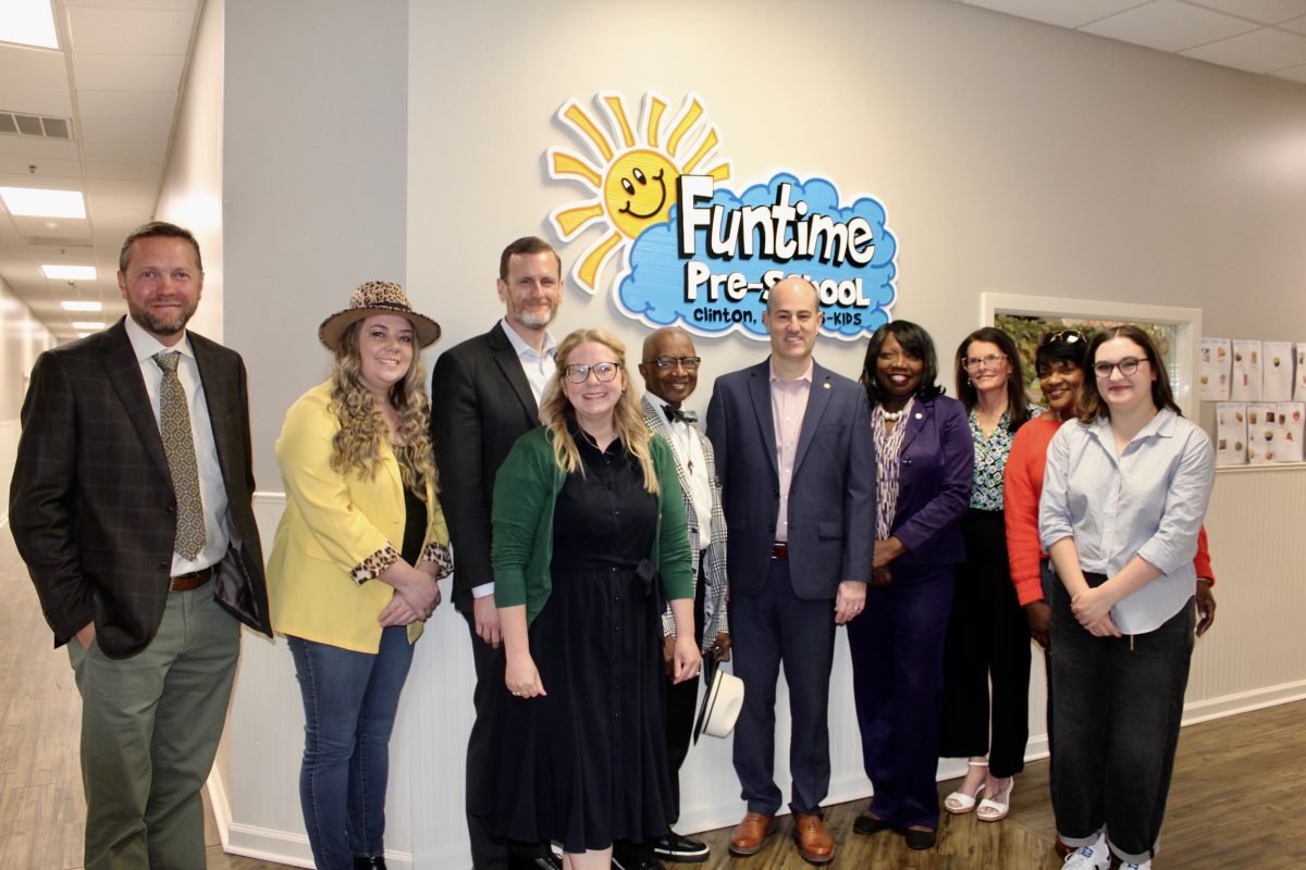 State legislators, early childhood leaders and community members and leaders recently toured FunTime Preschool and My First FunTime in recognition of this year’s Week of the Young Child.