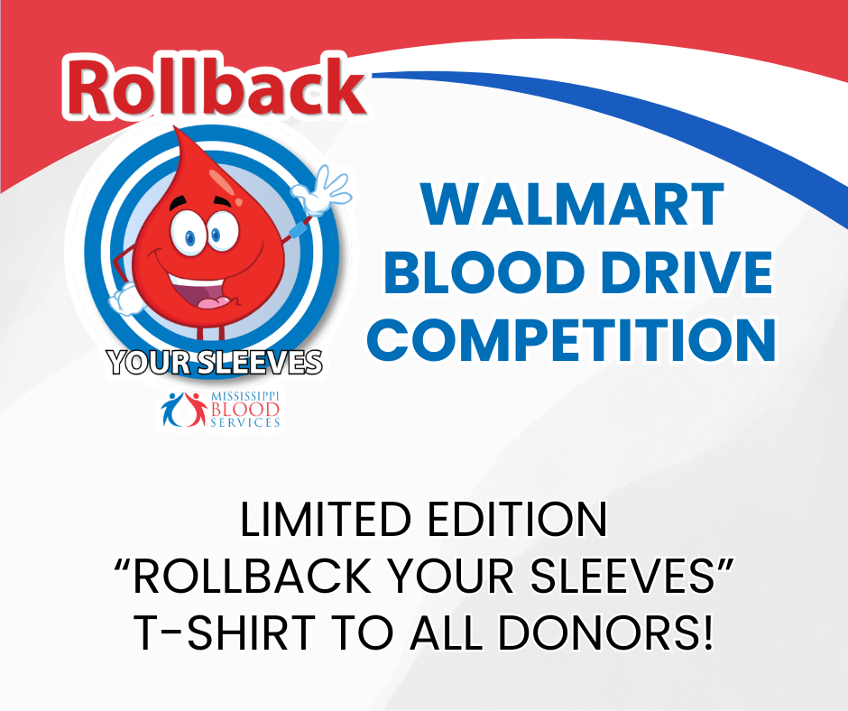 Local Walmarts Join MS Blood Services to Boost Blood Donations Across Central Mississippi