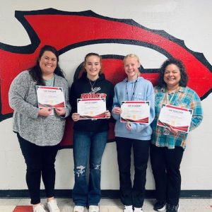 Pictured (l to r) are Keith, Hoffman, Fortenberry and Arcement.