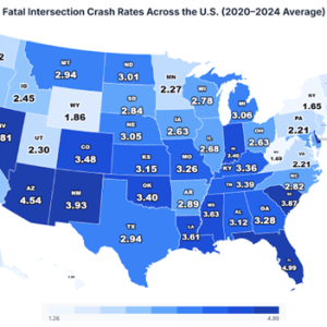 fatal intersection crash us map