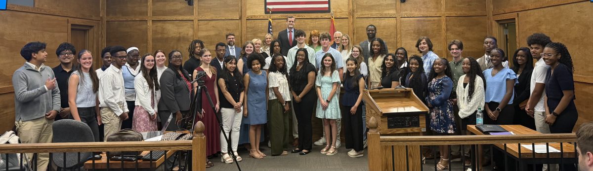 The inaugural Mayor’s Youth Council is pictured with Clinton’s Board of Aldermen.