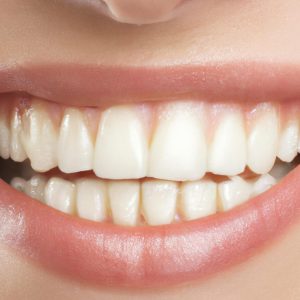 close up of woman's smile