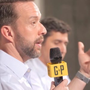 republican at the microphone