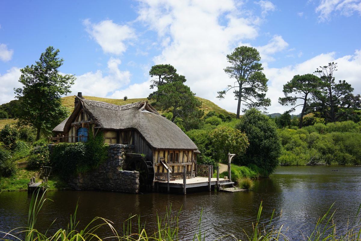 hut on the water