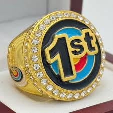ring with 1st across the top