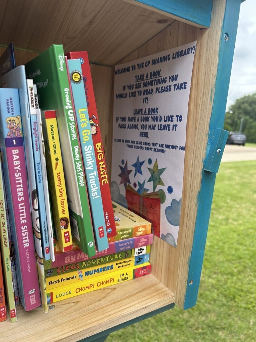 The Sharing Library will contain books appropriate for young readers.
