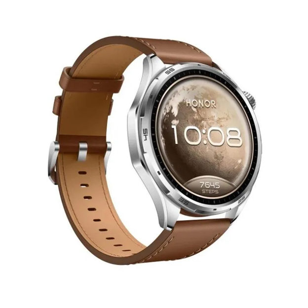 gold watch on white background