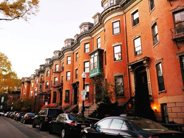 historic housing in downtown area