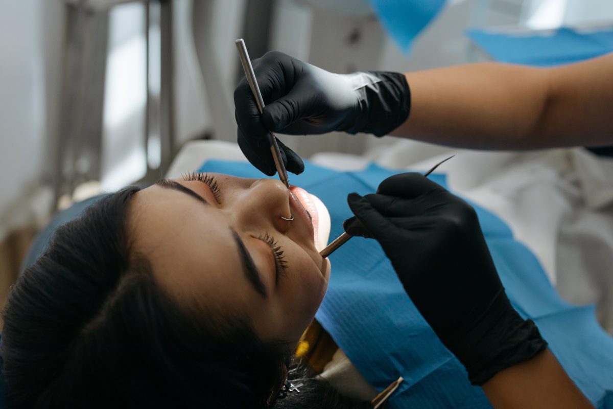 close up photo of dental exam