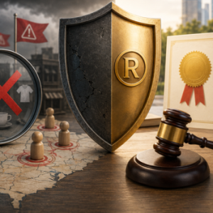 uspto rejection law on a map with gavel