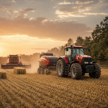 farm equipment tracters and balers