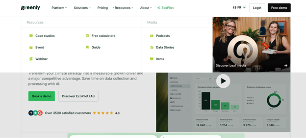 greenly website screenshot