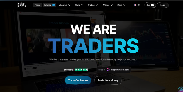 hola prime website screenshot